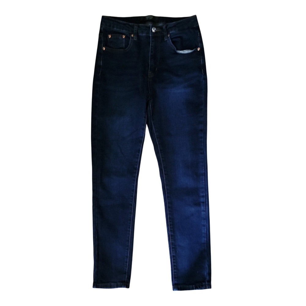 Monkey Ride Jeans Womens Size 5/27 Dark Wash High Rise Skinny Denim Blue